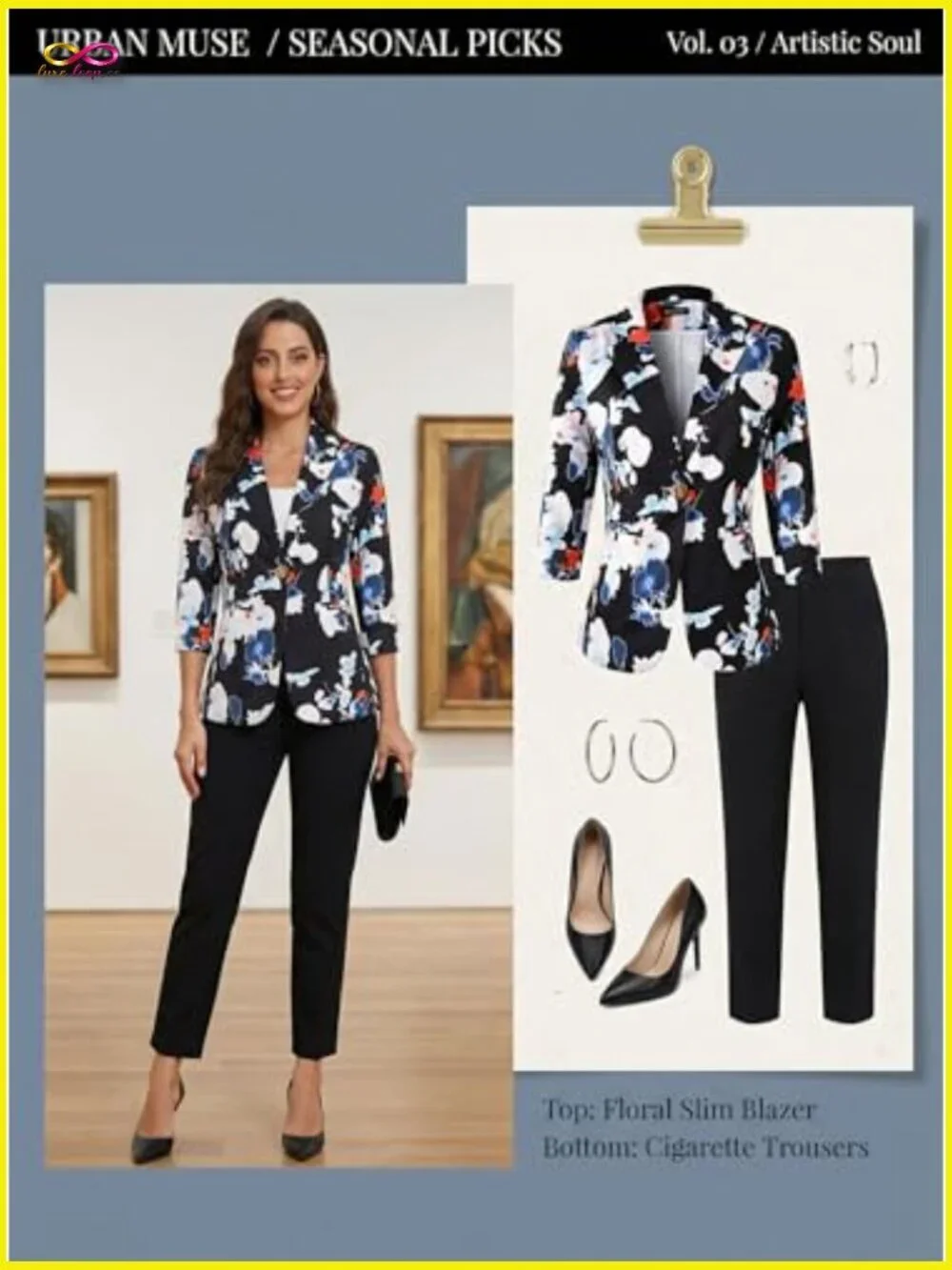 Lightweight 3/4 Sleeve Blazer Tailored Fit Office Work Jacket Chic Minimal